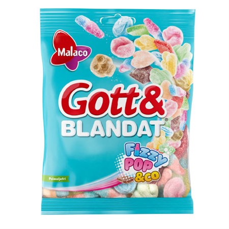 GOTT & BLANDAT FIZZY MIX 130G